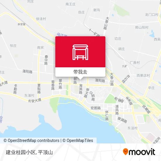 建业桂园小区地图