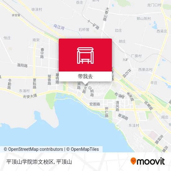 平顶山学院崇文校区地图