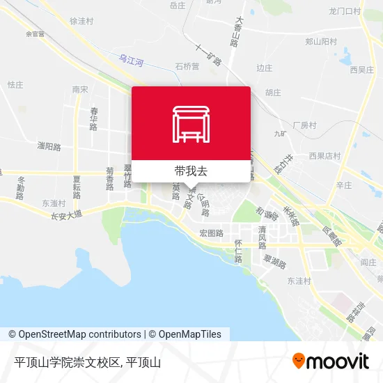 平顶山学院崇文校区地图