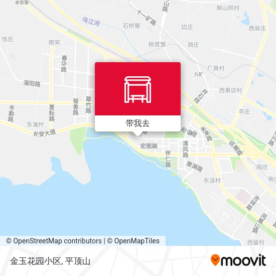 金玉花园小区地图