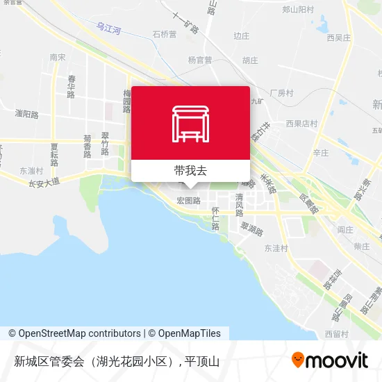 新城区管委会（湖光花园小区）地图