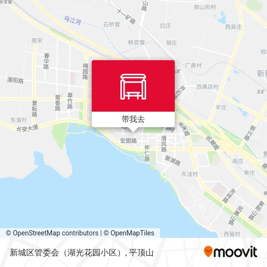 新城区管委会（湖光花园小区）地图