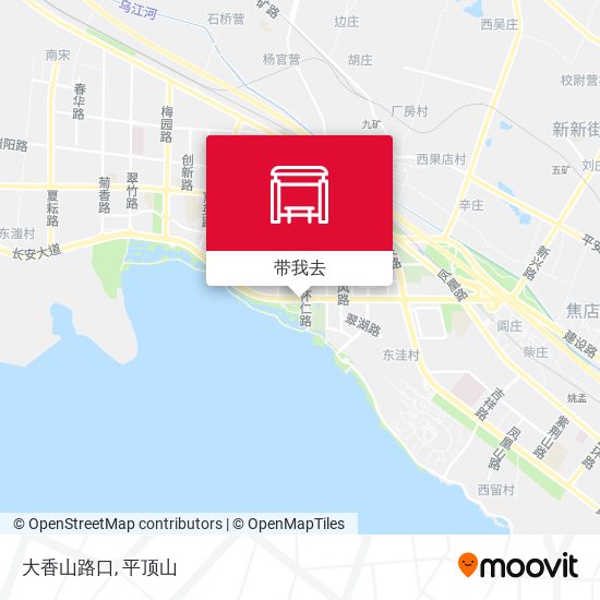 大香山路口地图