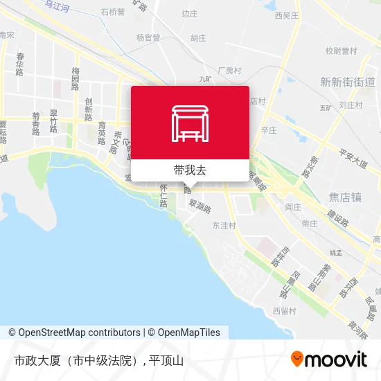市政大厦（市中级法院）地图