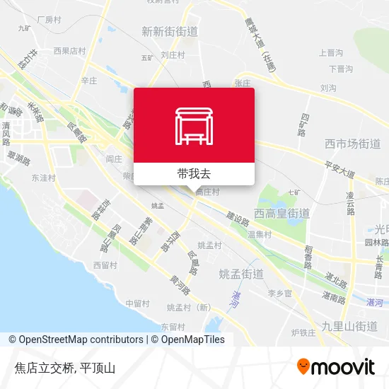 焦店立交桥地图