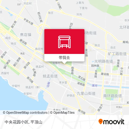 中央花园小区地图