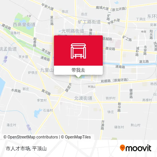 市人才市场地图
