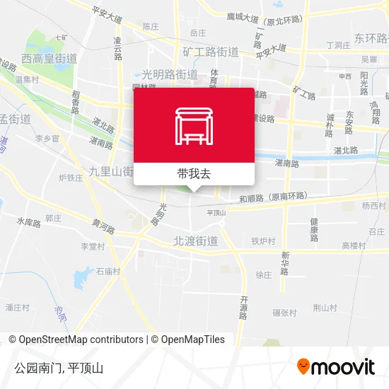 公园南门地图