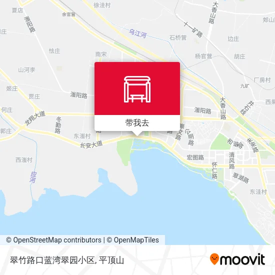 翠竹路口蓝湾翠园小区地图