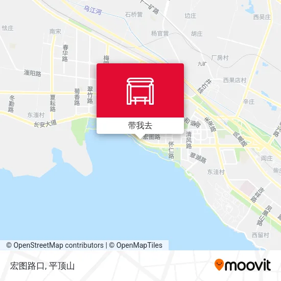 宏图路口地图
