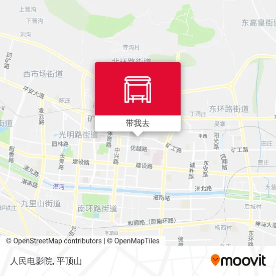 人民电影院地图