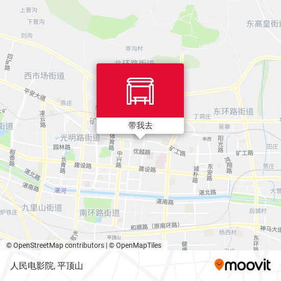 人民电影院地图