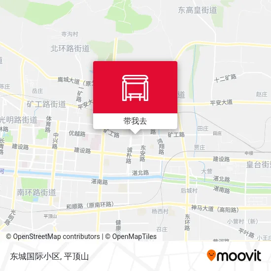 东城国际小区地图