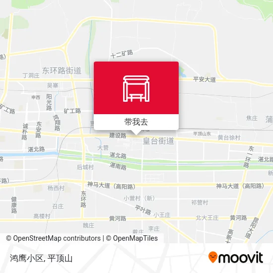 鸿鹰小区地图