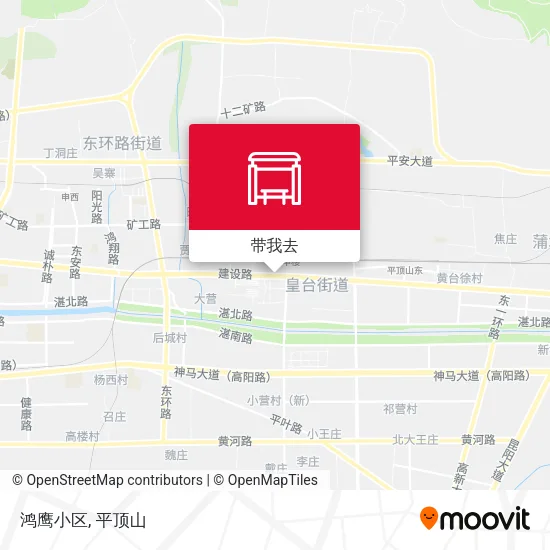 鸿鹰小区地图