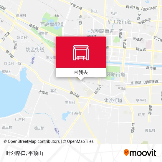 叶刘路口地图