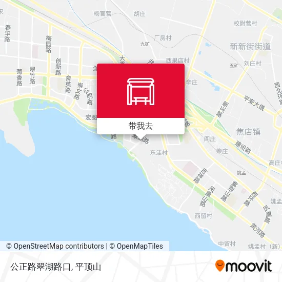 公正路翠湖路口地图