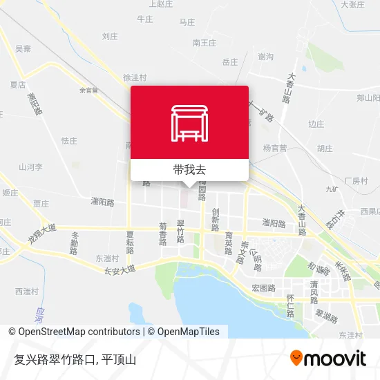复兴路翠竹路口地图