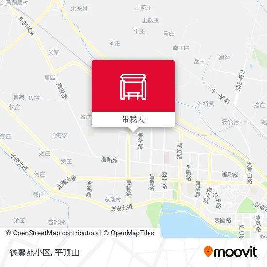 德馨苑小区地图