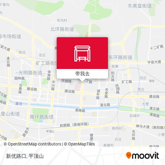 新优路口地图