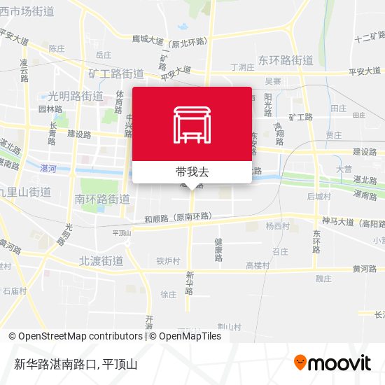 新华路湛南路口地图