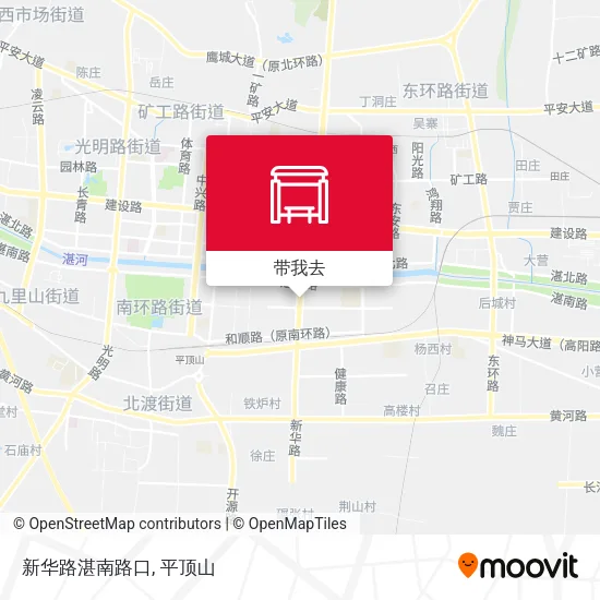 新华路湛南路口地图
