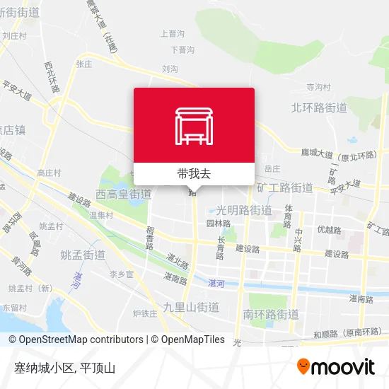 塞纳城小区地图