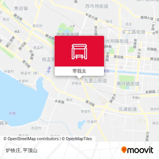 炉铁庄地图