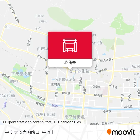 平安大道光明路口地图