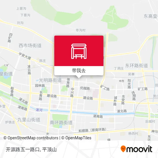 开源路五一路口地图