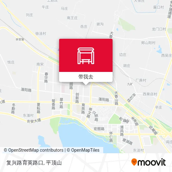 复兴路育英路口地图