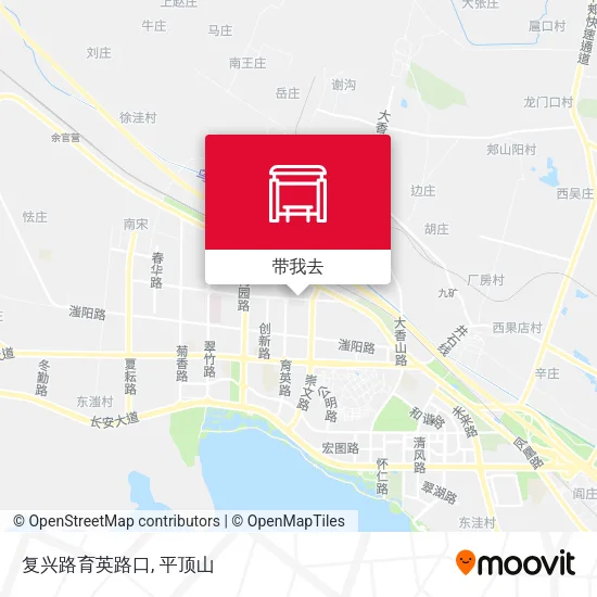 复兴路育英路口地图