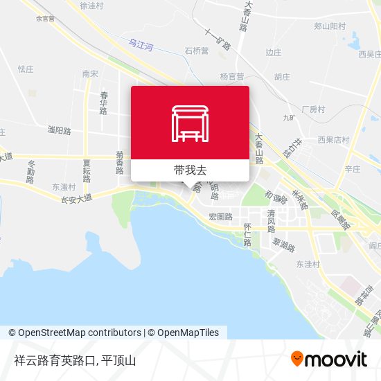 祥云路育英路口地图