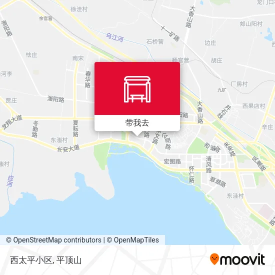 西太平小区地图