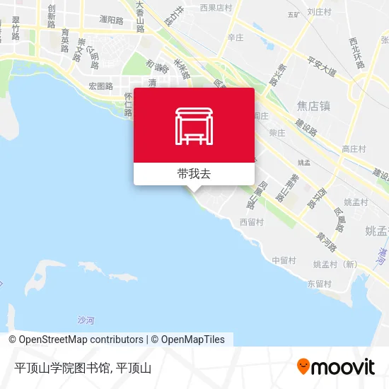 平顶山学院图书馆地图