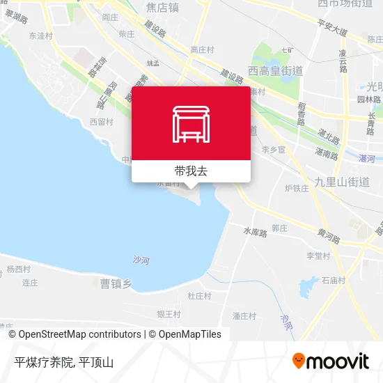 平煤疗养院地图