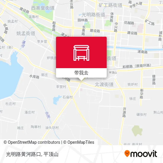 光明路黄河路口地图