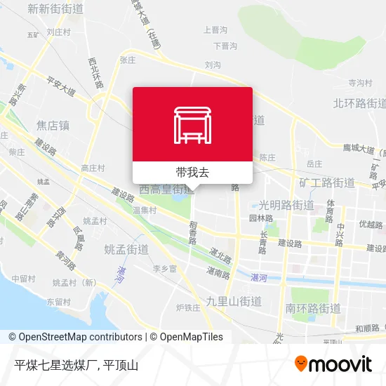 平煤七星选煤厂地图