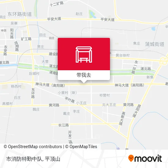 市消防特勤中队地图
