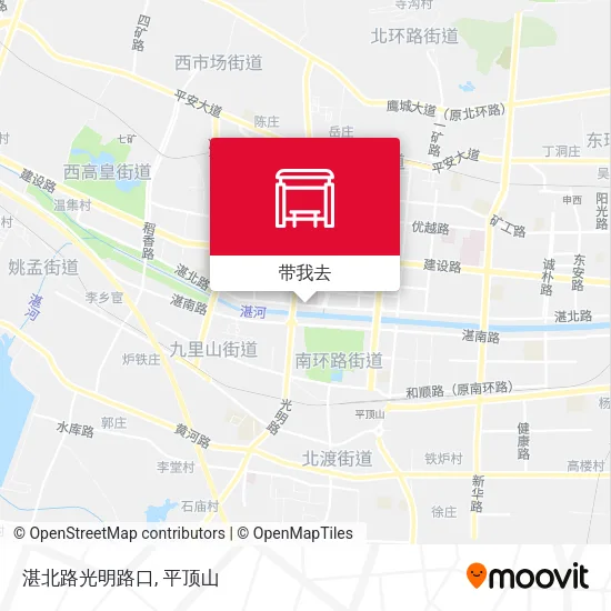 湛北路光明路口地图
