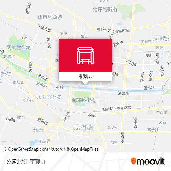 公园北街地图