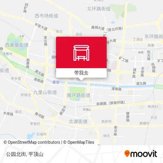 公园北街地图