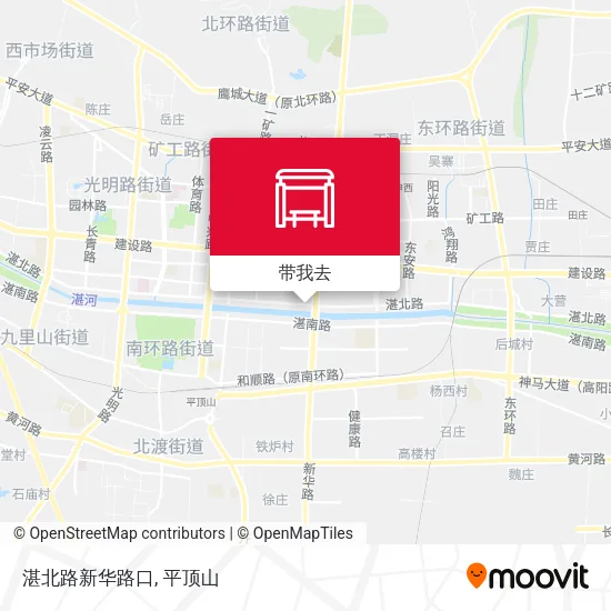 湛北路新华路口地图