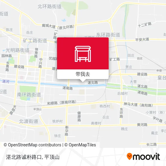 湛北路诚朴路口地图