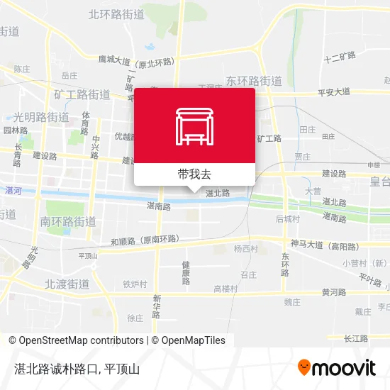 湛北路诚朴路口地图