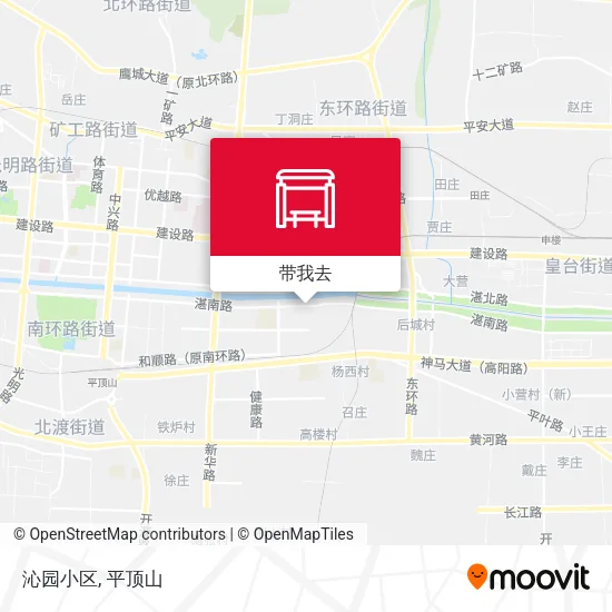 沁园小区地图