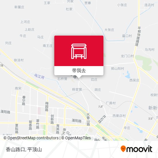 香山路口地图