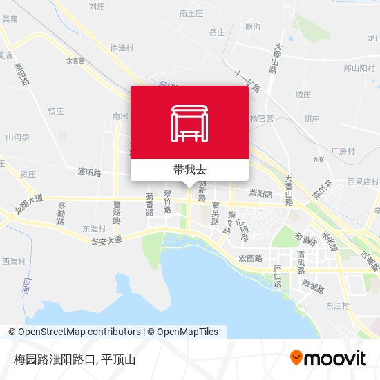 梅园路滍阳路口地图