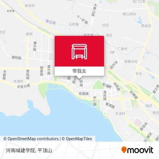 河南城建学院地图