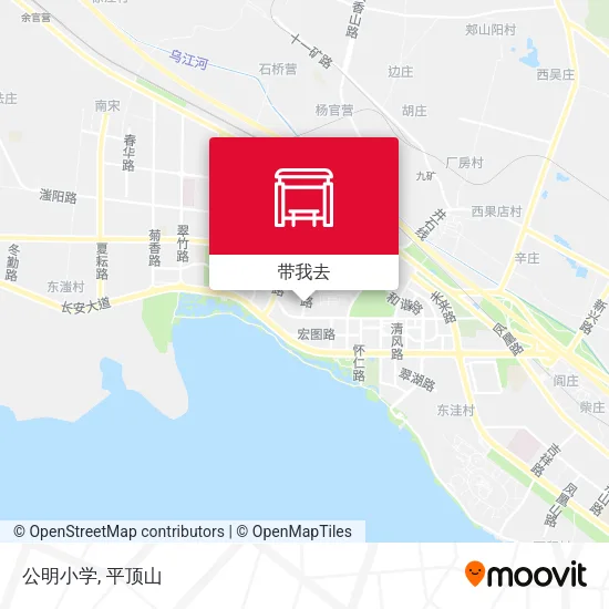 公明小学地图